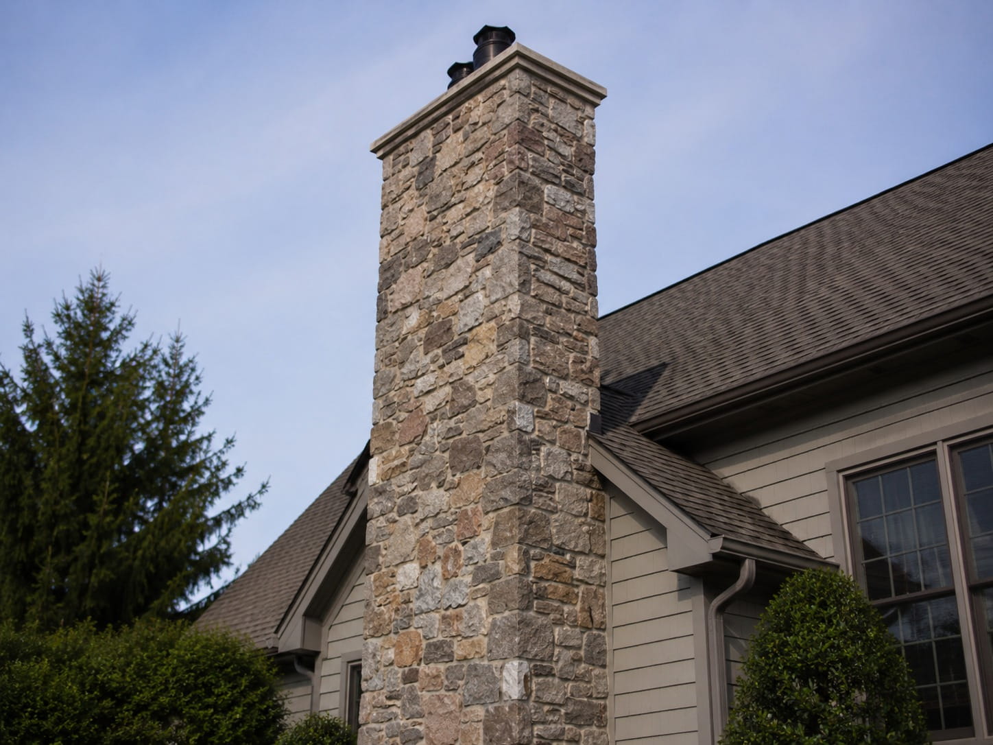 Tucson brick chimney