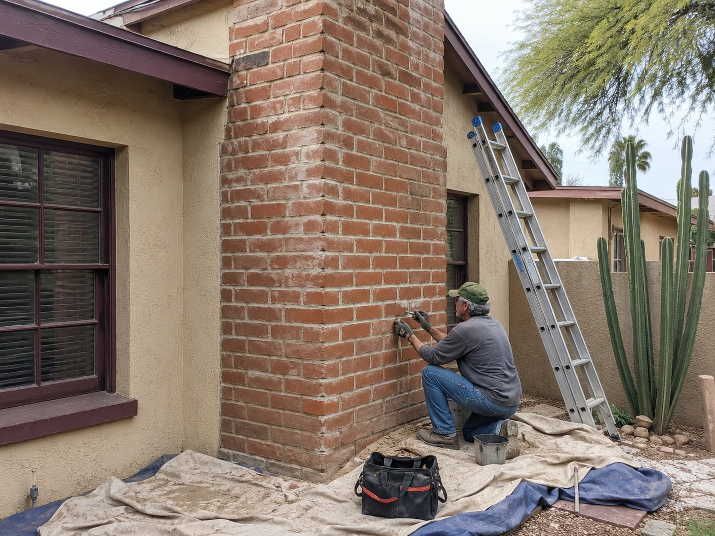 Tucson brick repointing